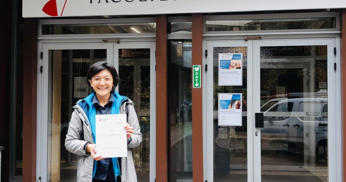 Le jour du dépôt de la thèse